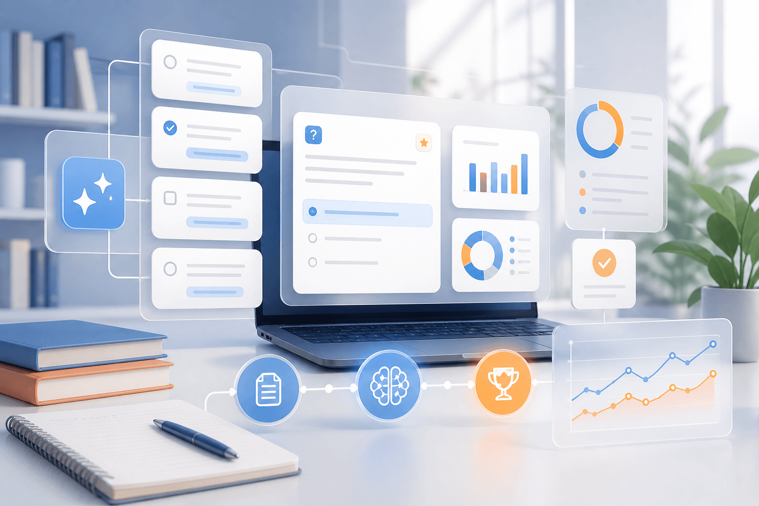 9 fonctions cles d'un LMS avec IA pour les quiz